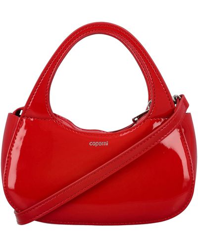 Coperni Patent Micro Baguette Swipe Bag - Red