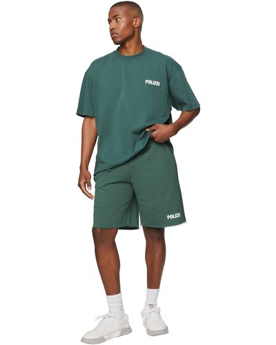 Vetements Polizei Shorts - Green
