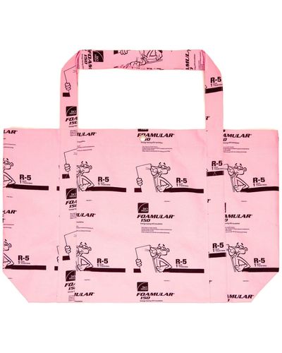 Sky High Farm Insulation Print Tote Bag () - Pink