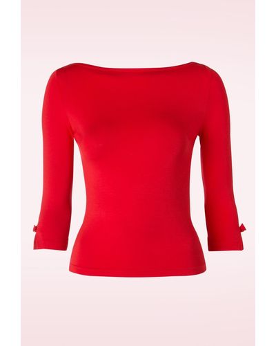 Banned Retro Modern Love Top - Rood
