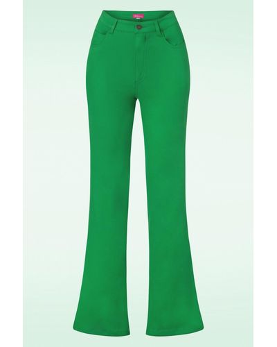 Tante Betsy Bootcut Jeans - Groen