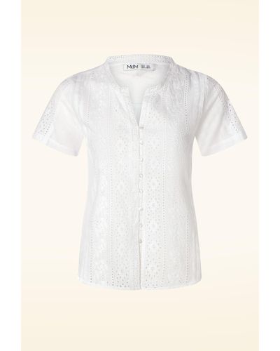 Md'M Carlin Blouse - Wit