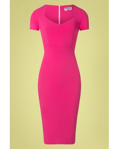 vintage chic for topvintage Demery Pencil Dress - Roze