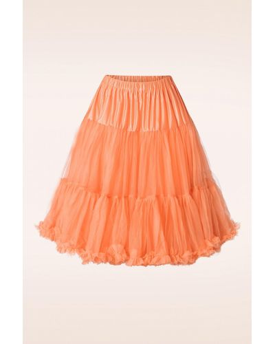Banned Retro Lola Lifeforms Petticoat - Oranje