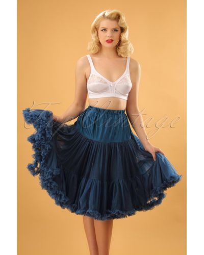 Banned Retro Lola Lifeforms Petticoat - Blauw