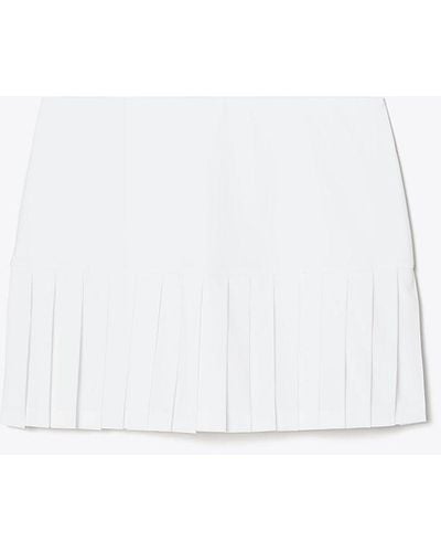 Tory Burch Pleated-Hem Tennis Skirt - Weiß