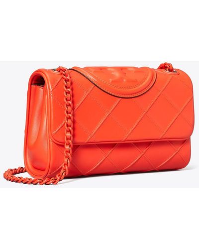 Tory Burch Fleming Soft Convertible Small Shoulder Bag - Orange