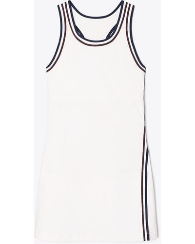 Tory Burch Tory Burch Side-slit Tennis Dress - White
