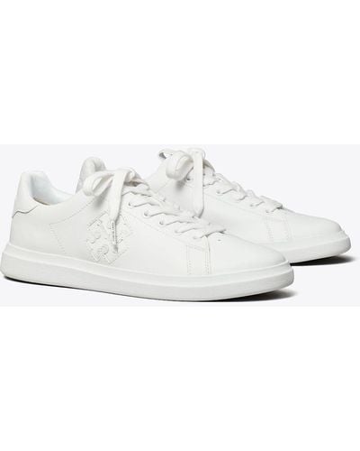Tory Burch Double T Howell Court Trainer - White