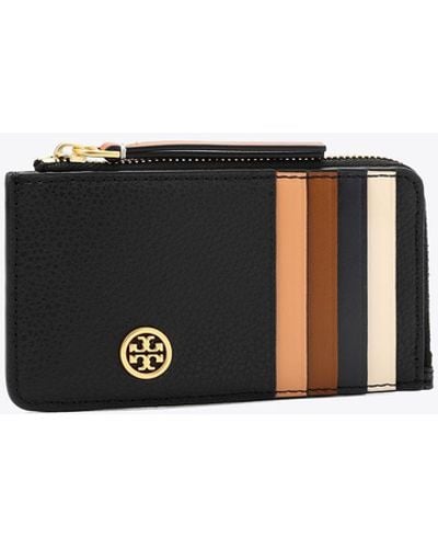 Robinson Pebbled Top-Zip Card Case: Women's Wallets & Card Cases, Card  Cases