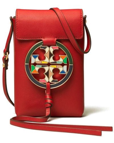 Tory Burch Miller Stained Glass Phone Cross Body Bag - Red