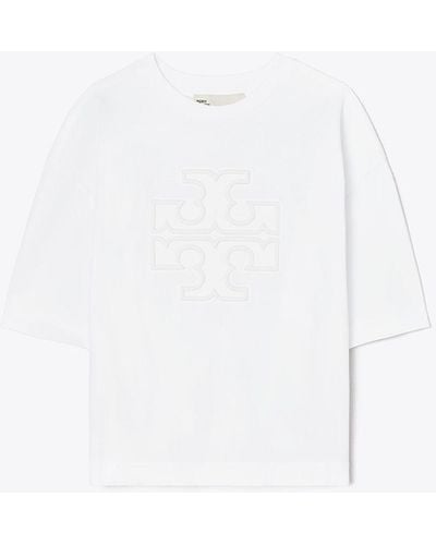 Tory Burch Relaxed Logo T-shirt - White