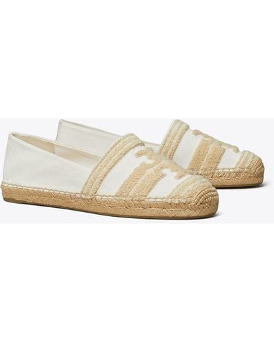 Tory Burch Double T Espadrille - White