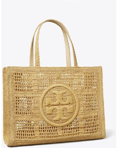 Tory Burch Large Ella Hand-crocheted Tote - Natural