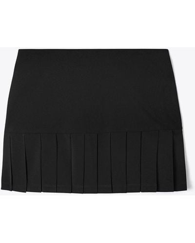 Tory Sport Tory Burch Pleated-hem Tennis Skirt - Black