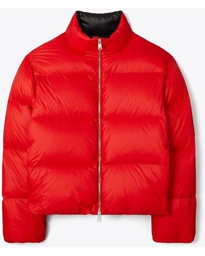 Tory Sport Tory Burch Classic Down Puffer - Red