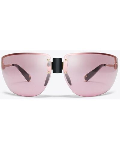 Tory Burch Runway Sunglasses - Pink
