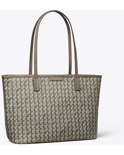Tory Burch Small Ever-Ready Zip Tote - Grey