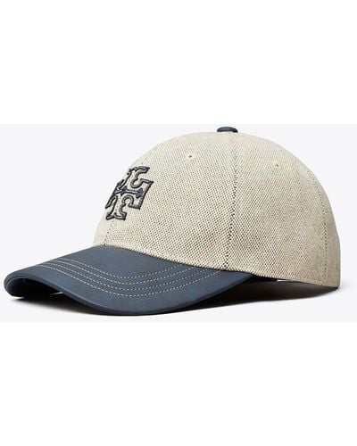 Tory Sport Tory Burch Two-tone Canvas Cap - White