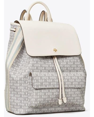 Tory Burch Gemini Link Canvas Backpack - Multicolor