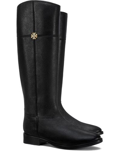 Tory Burch Jolie Leather Riding Boot - Black