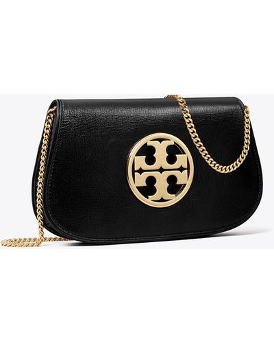 Tory Burch Reva Clutch - Black