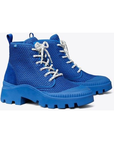 Tory Burch Camp Sneaker Boot - Blue