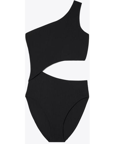 Tory Burch Cut-out One-piece Swimsuit - Black