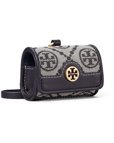 Tory Burch T Monogram Case For Airpods - Blue