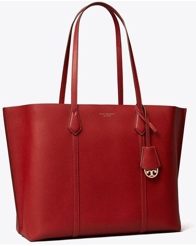 Tory Burch Perry Triple-compartment Tote Bag - Red