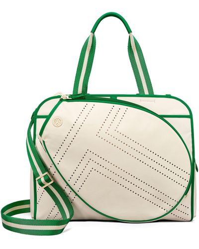 Tory Sport Convertible Perforated-T Tennis Tote - Mehrfarbig