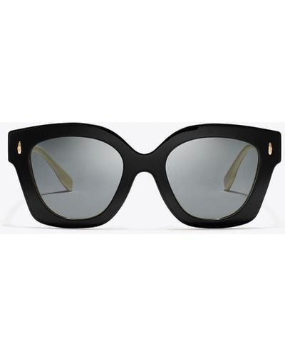 Tory Burch Miller Pushed Square Sunglasses - Schwarz