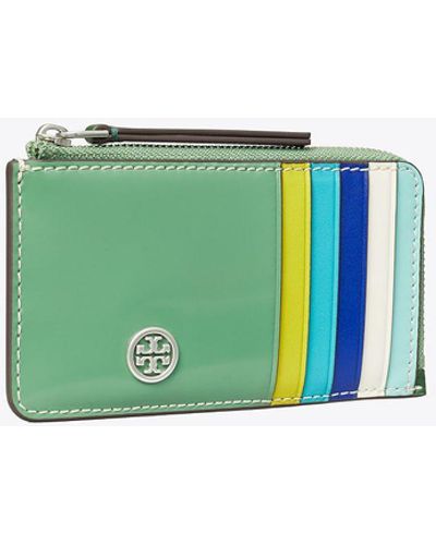Green Tory Burch Wallets and cardholders for Women | Lyst