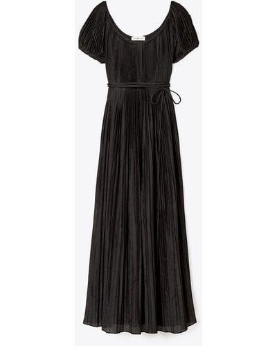 Tory Burch Pleated Dress - Black