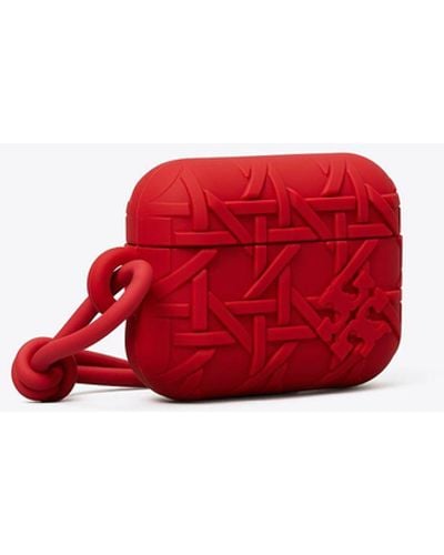 Tory Burch Silicone Airpods Pro Case - Red