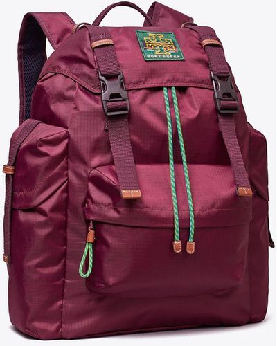 Tory Burch Ripstop Backpack - Red