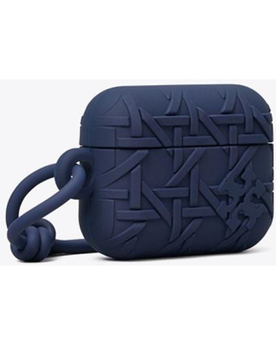 Tory Burch Silicone Airpods Pro Case - Blue