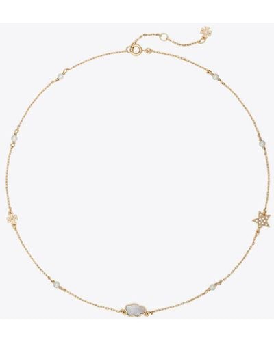 Tory Burch Celestial Necklace - White