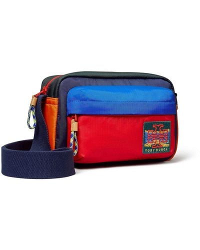Tory Sport Recycled Ripstop Cross Body - Blue