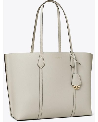 Tory Burch Perry Triple-Compartment Tote Bag - Weiß