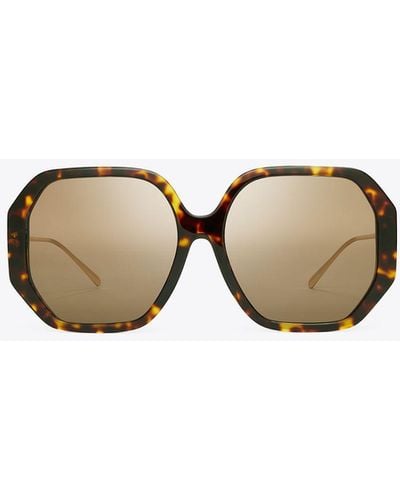 Tory Burch Miller Oversized Sunglasses - Multicolour