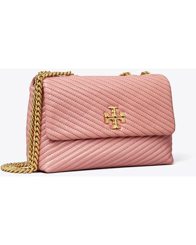 Tory Burch Pink Leather Shoulder Bag