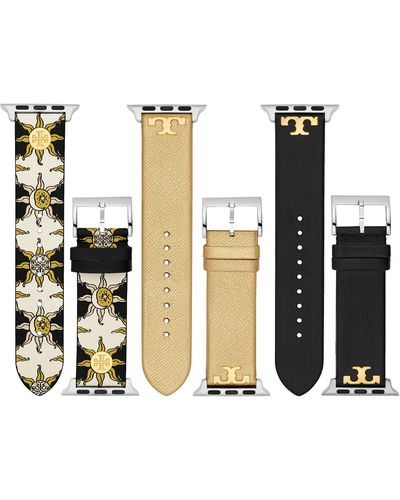 Tory Burch 3-pack Strap Set For Apple Watch, 38mm/40mm - Black