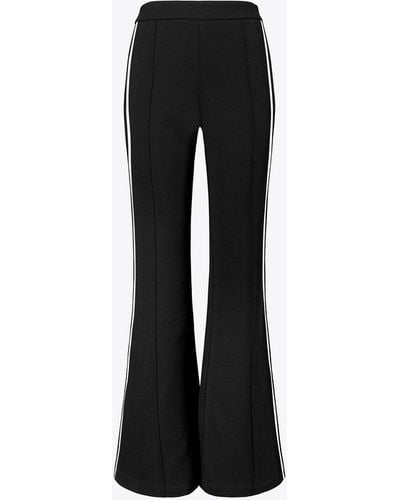 Tory Sport Tory Burch Side-striped Flared Pant - Black