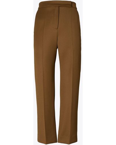 Tory Sport Tory Burch Twill Trouser - Natural