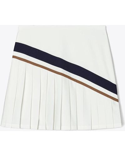 Tory Sport Chevron Pleated Tennis Skirt - Multicolour