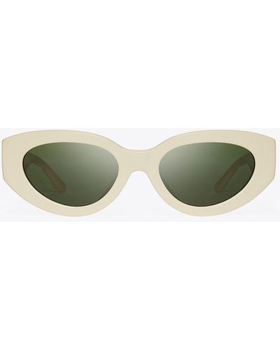 Tory Burch Kira Cat-eye Sunglasses - Green