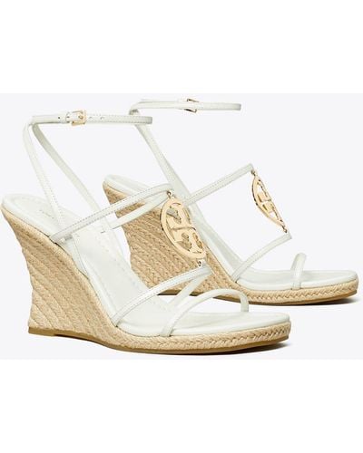 Tory Burch Capri Miller Espadrille Wedge Sandal - White