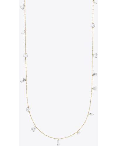 Tory Burch Roxanne Long Necklace - White