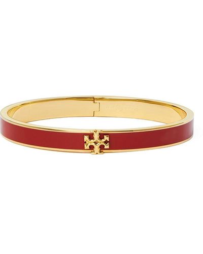 Tory Burch 7 mm Breites Kira Armband Mit Emaille - Rot